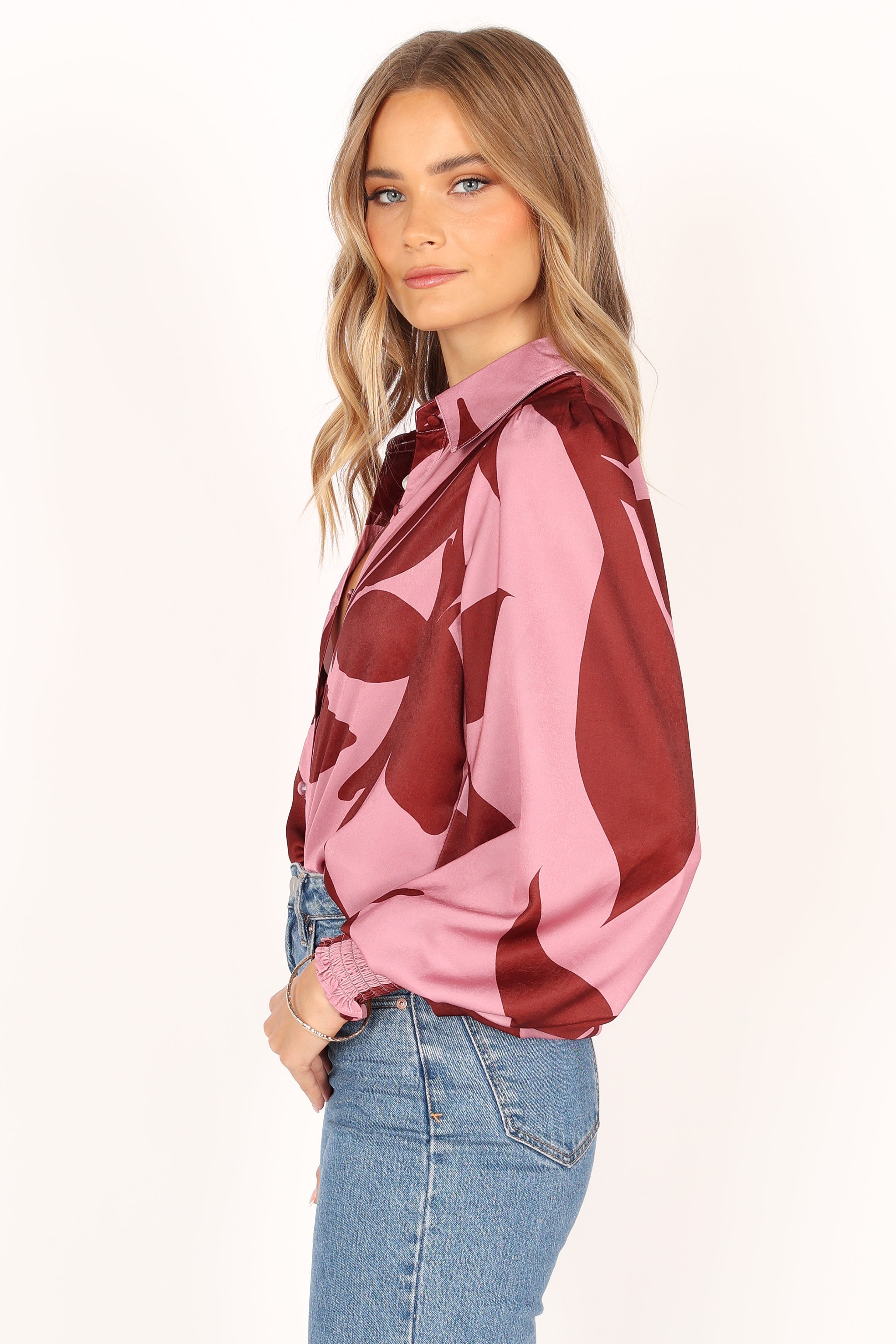 TOPS @Darlene Shirt - Pink