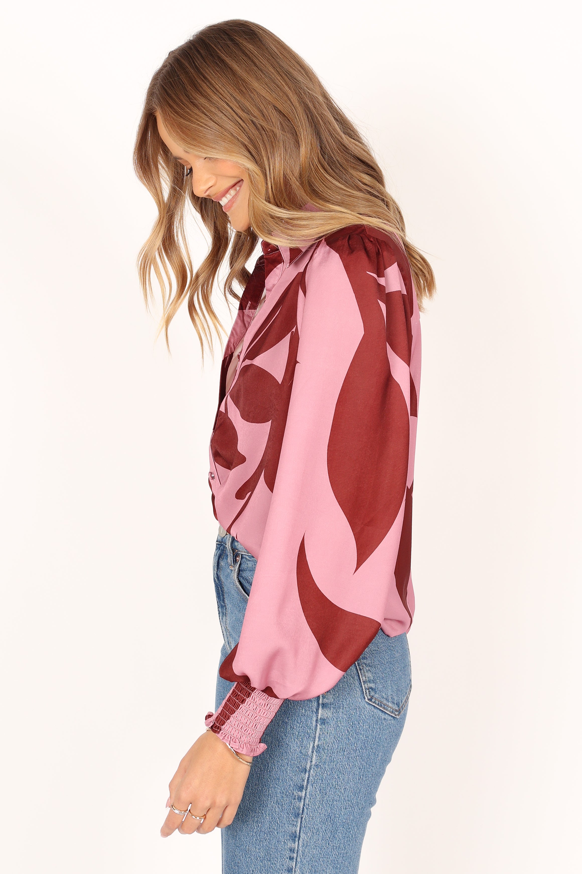 TOPS @Darlene Shirt - Pink