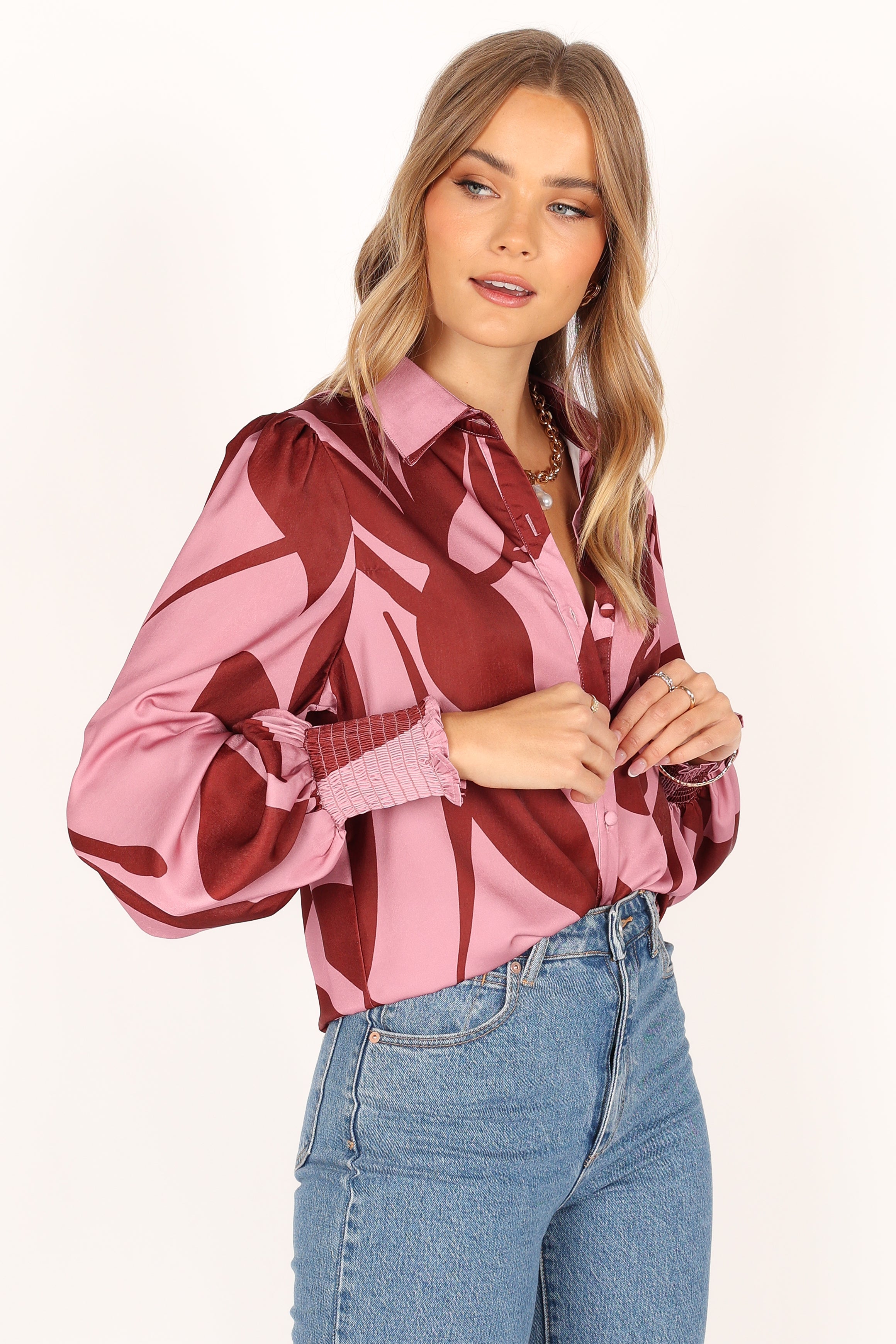 TOPS @Darlene Shirt - Pink