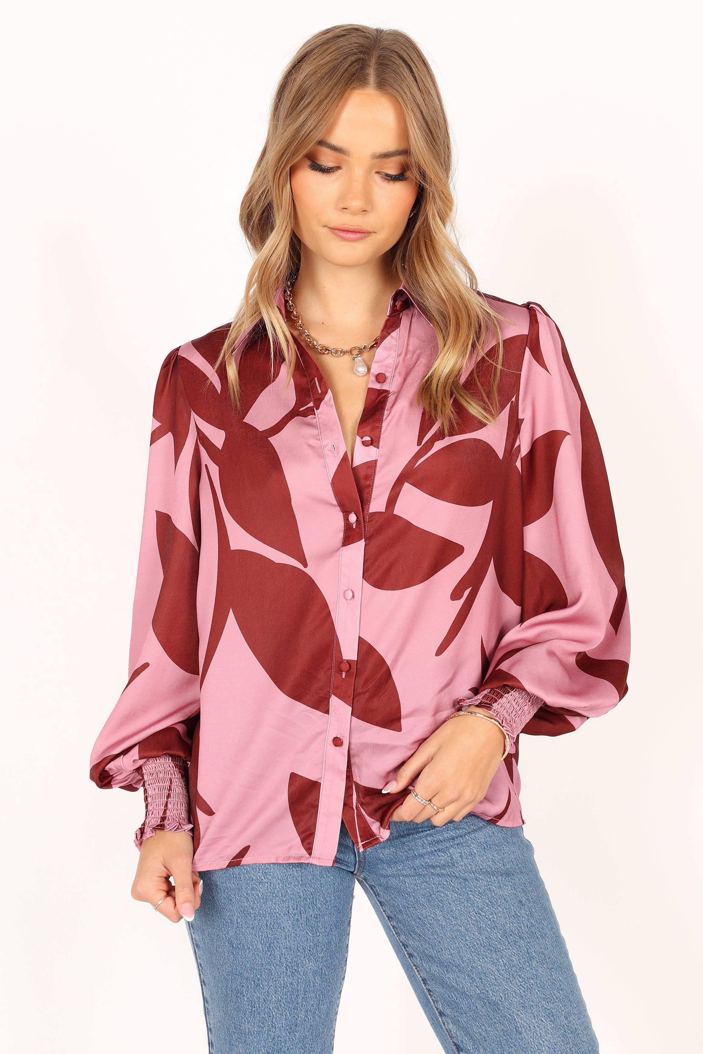 TOPS @Darlene Shirt - Pink