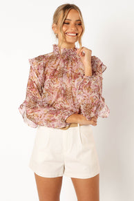 TOPS @Davian Blouse - Floral