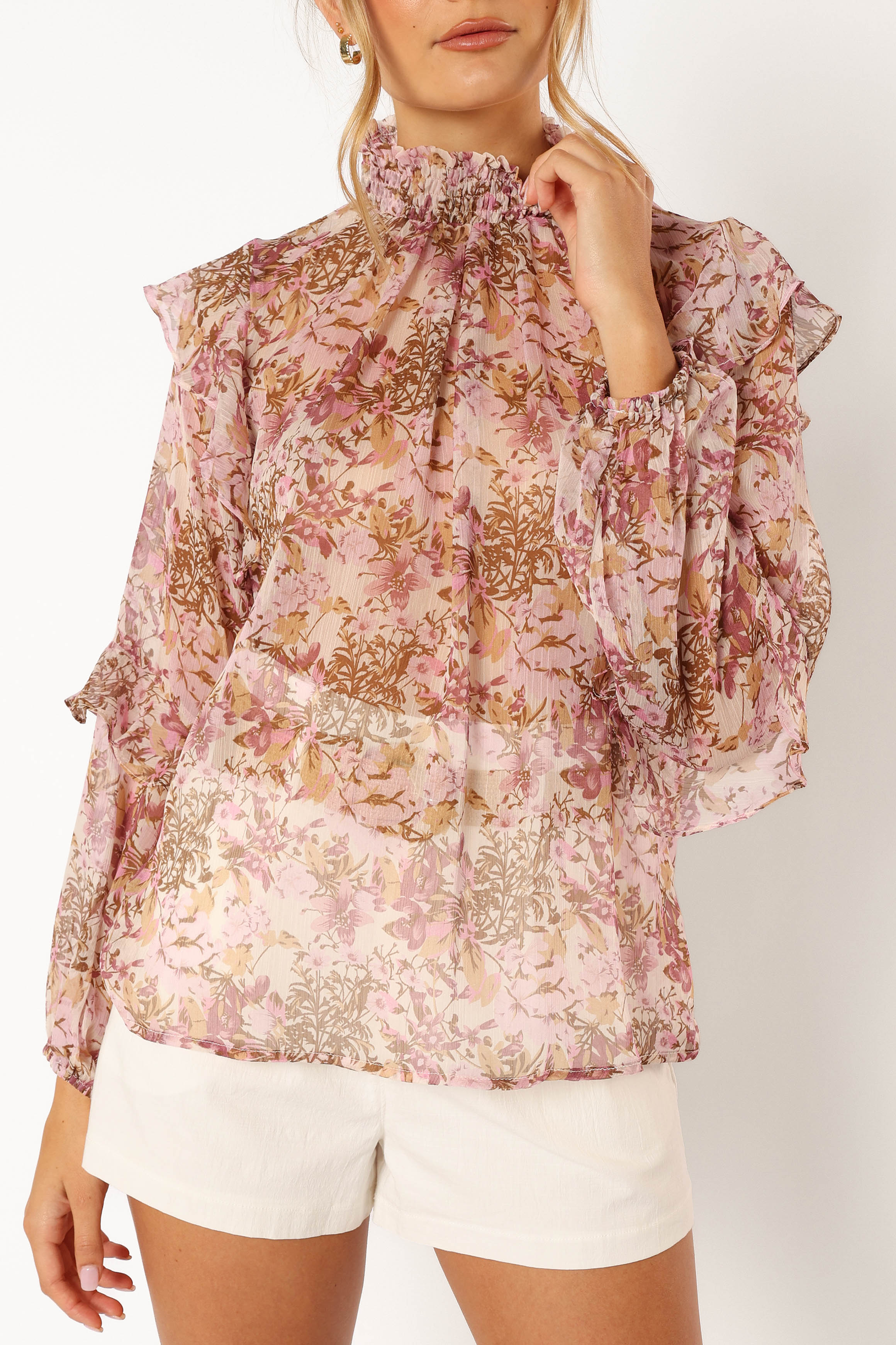 TOPS @Davian Blouse - Floral