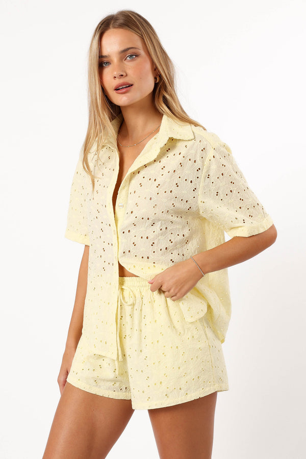 TOPS @Dazie Shirt - Lemon (Hold for 4th July)