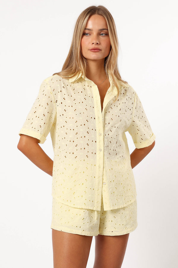 TOPS @Dazie Shirt - Lemon (Hold for 4th July)