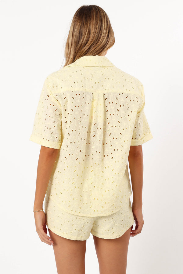 TOPS @Dazie Shirt - Lemon (Hold for 4th July)