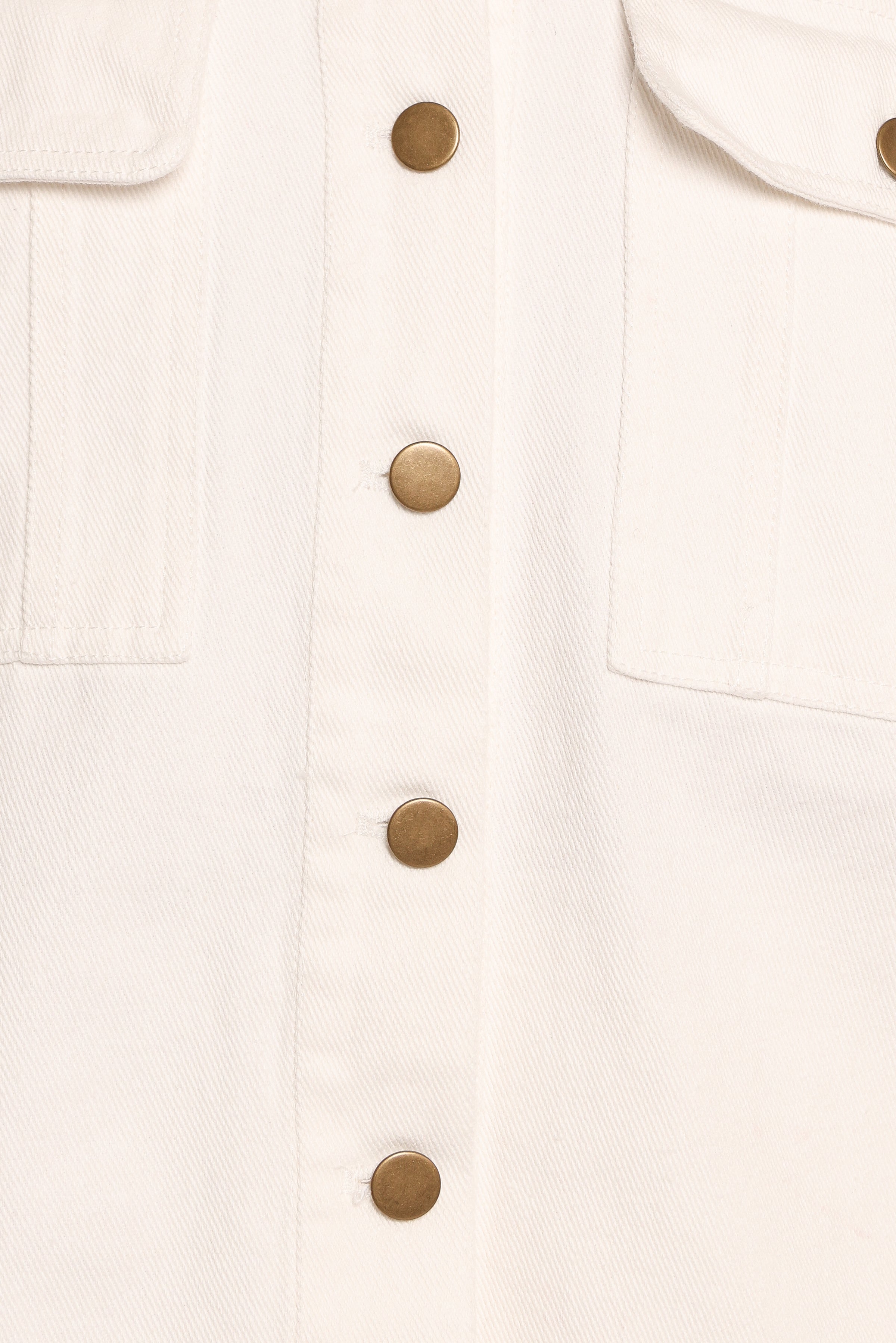 TOPS Della Denim Shirt - Off White