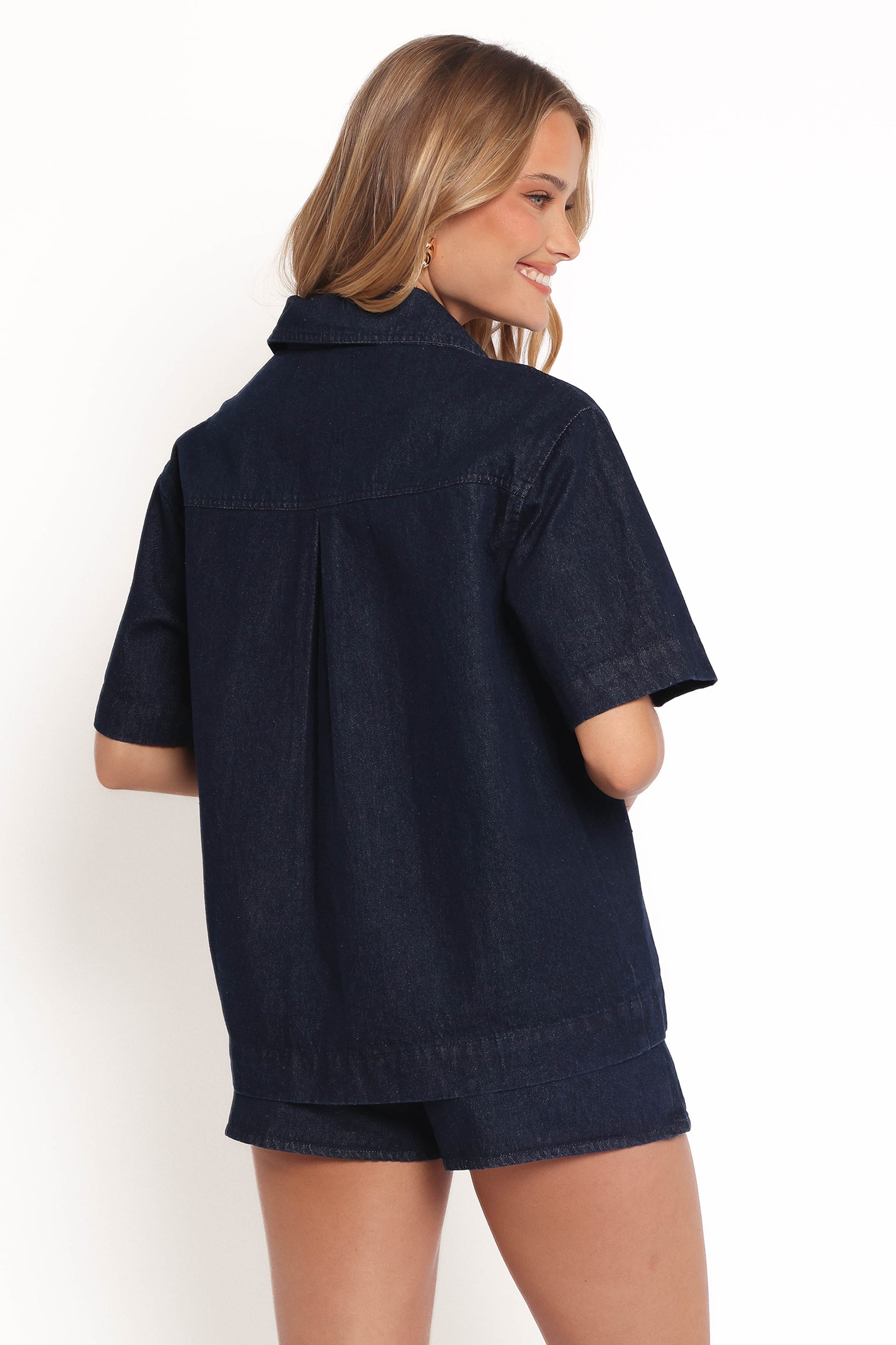 TOPS Della Denim Shirt - Raw Denim