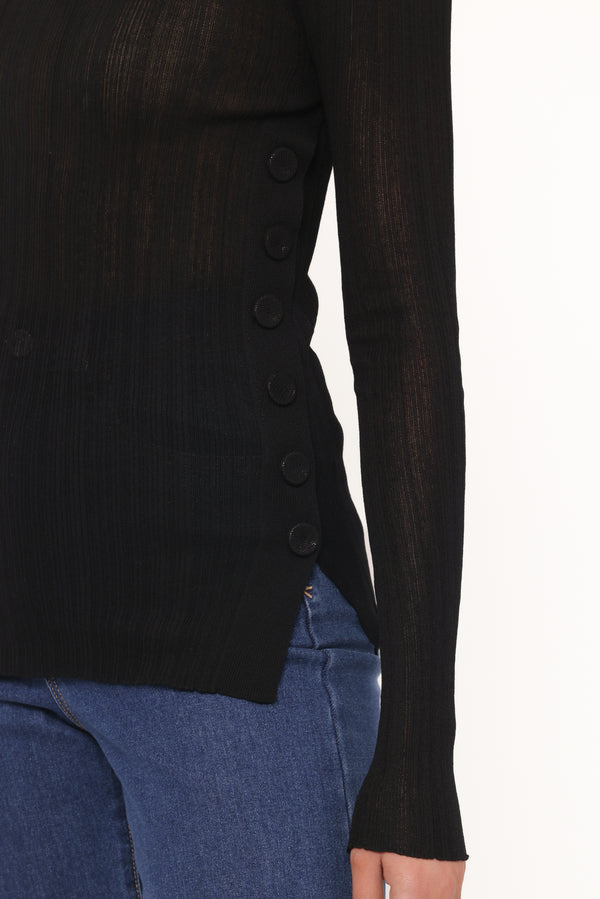 TOPS Delphine Top - Black