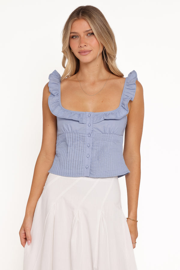 TOPS Dervla Top - Blue