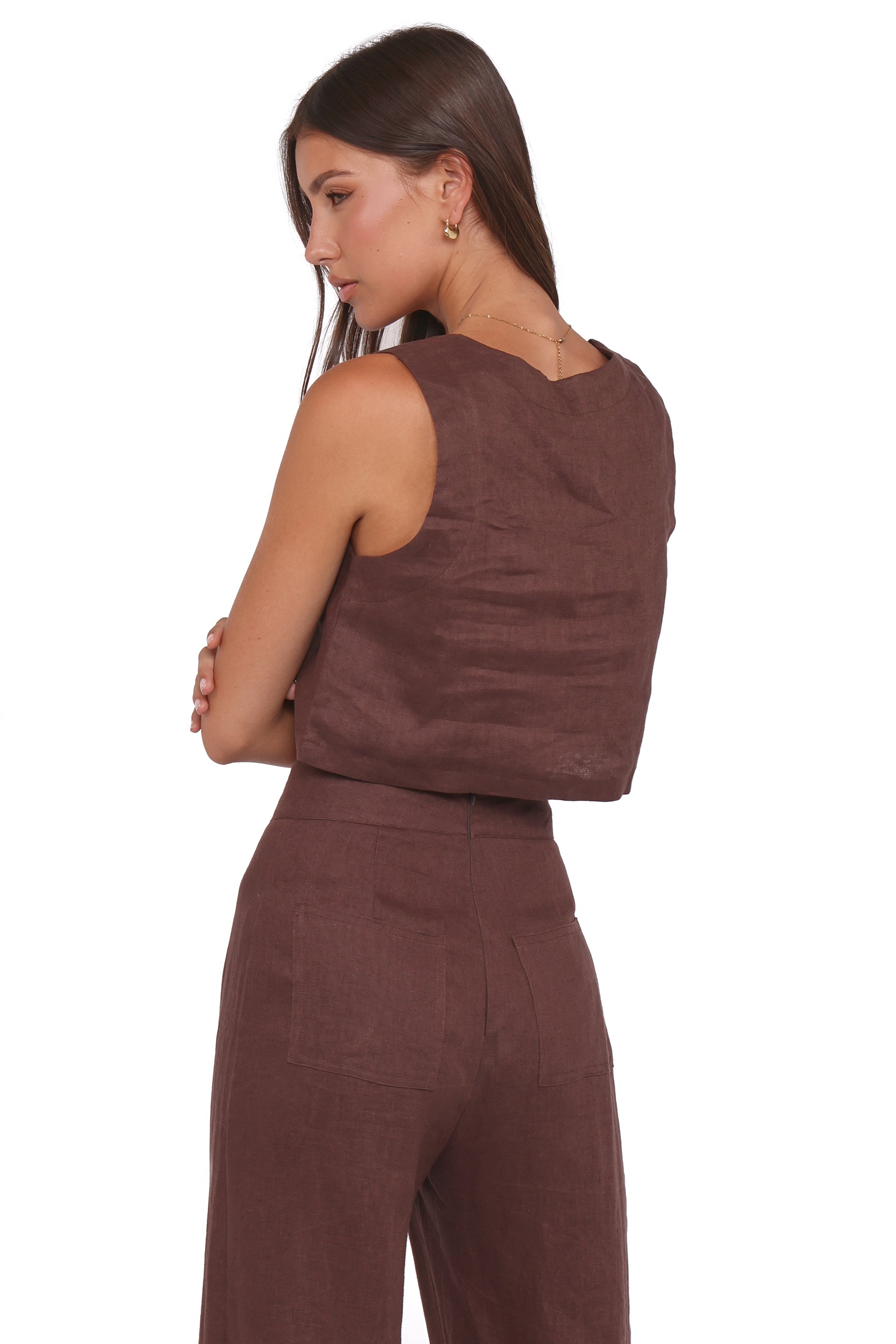 TOPS Devlin Top - Brown