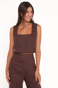 TOPS Devlin Top - Brown