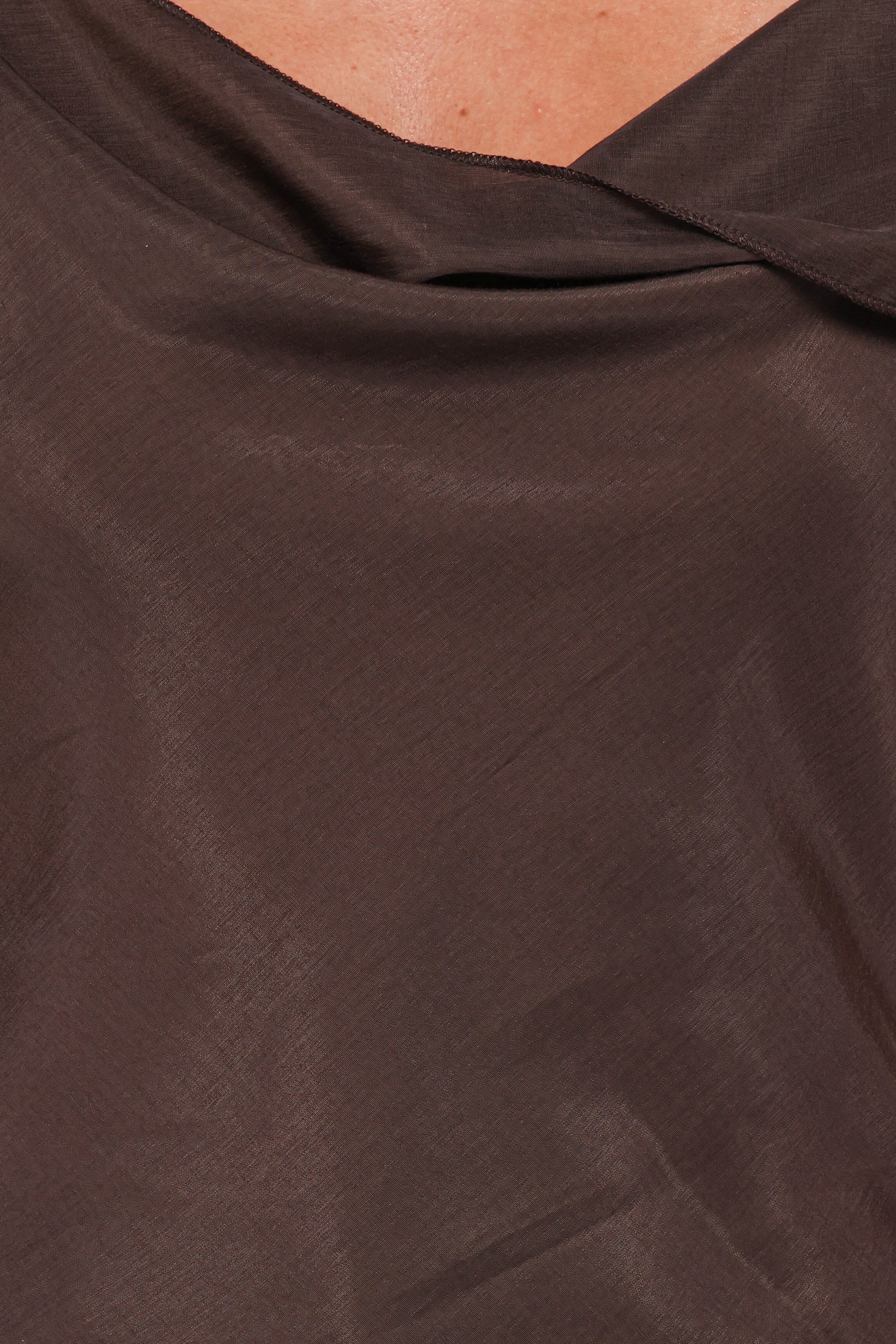 TOPS Devon Top - Chocolate Brown