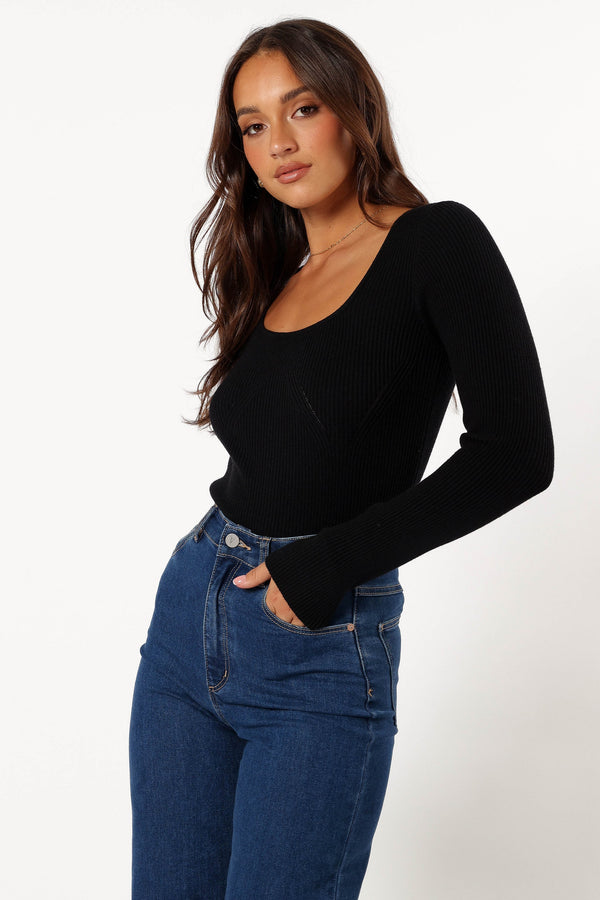 TOPS @Disha Top - Black