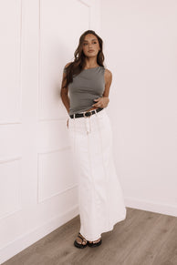 TOPS @Dolores Top - Grey (Hold for Winter Essentials)