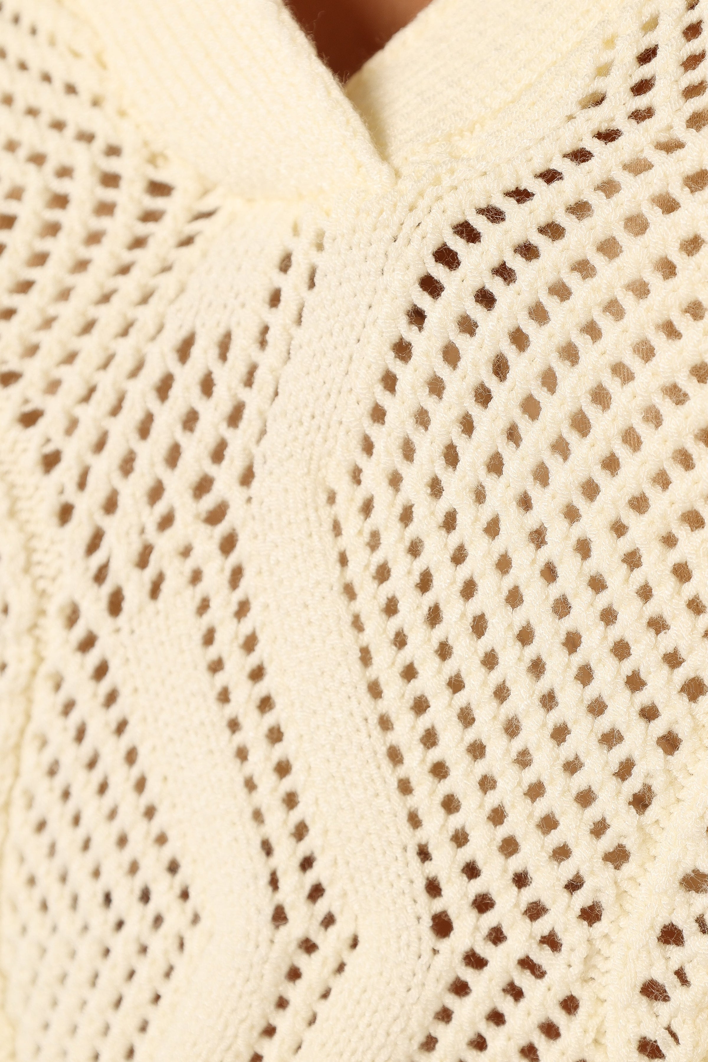 TOPS @Ele Knit Top - Cream