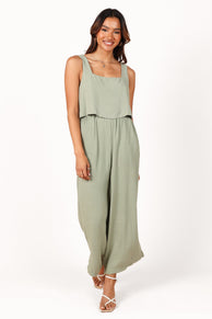 TOPS Eleanor Cropped Top - Green