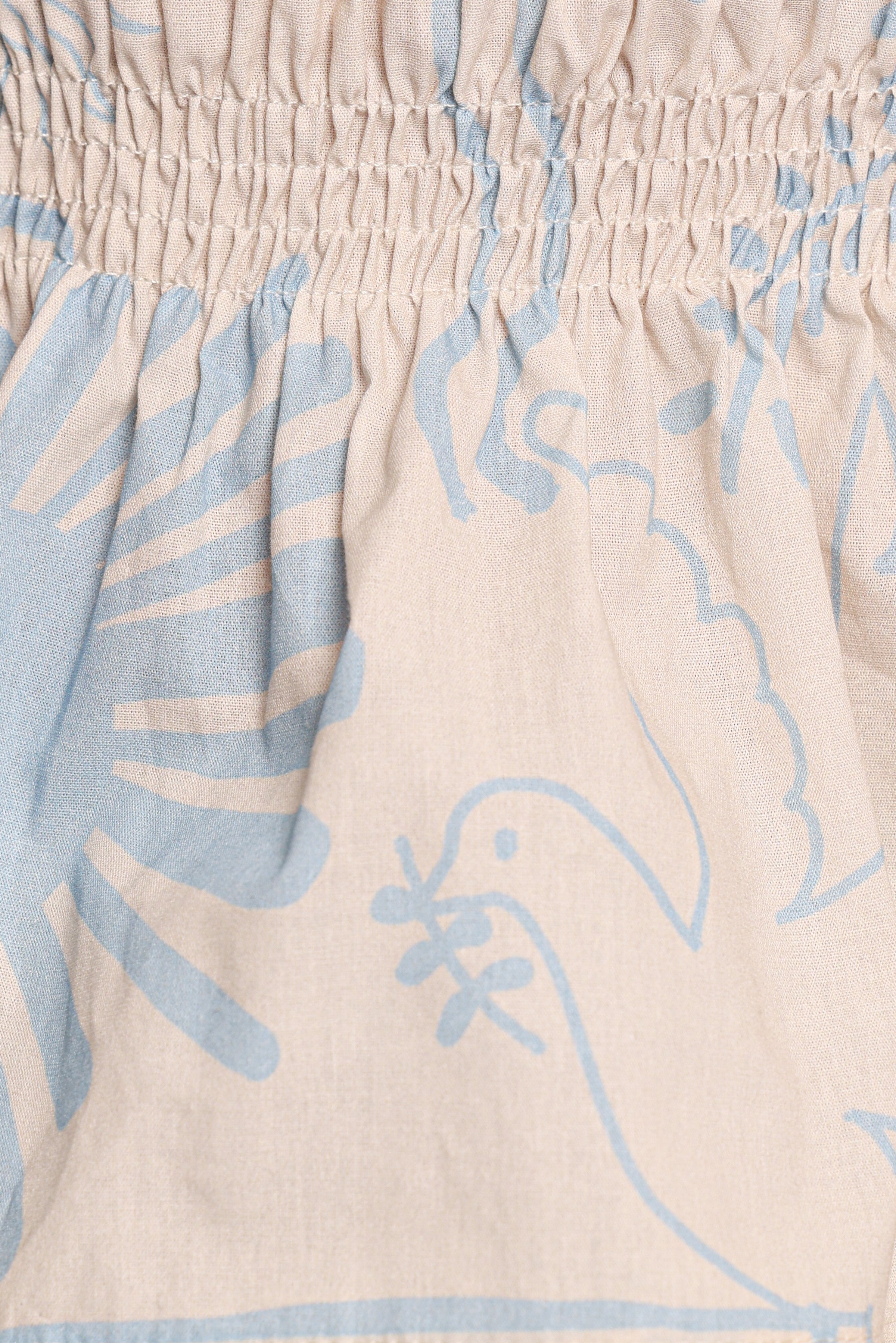 TOPS Elena Strapless Top - Blue Soleil