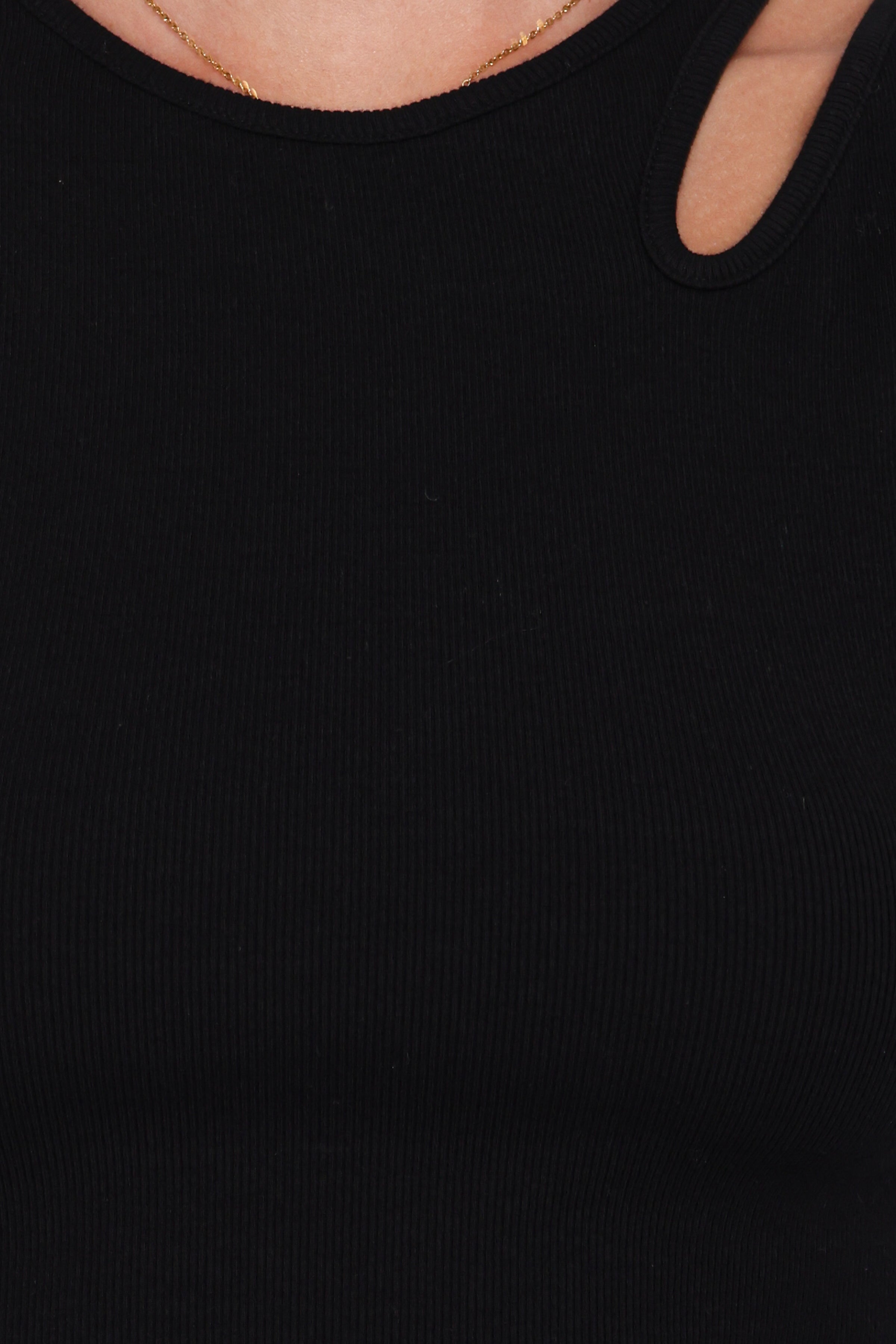 TOPS Elira Cut Out Tank - Black