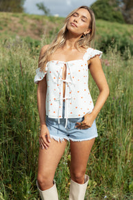 TOPS Elsie Top - Ditsy Heart