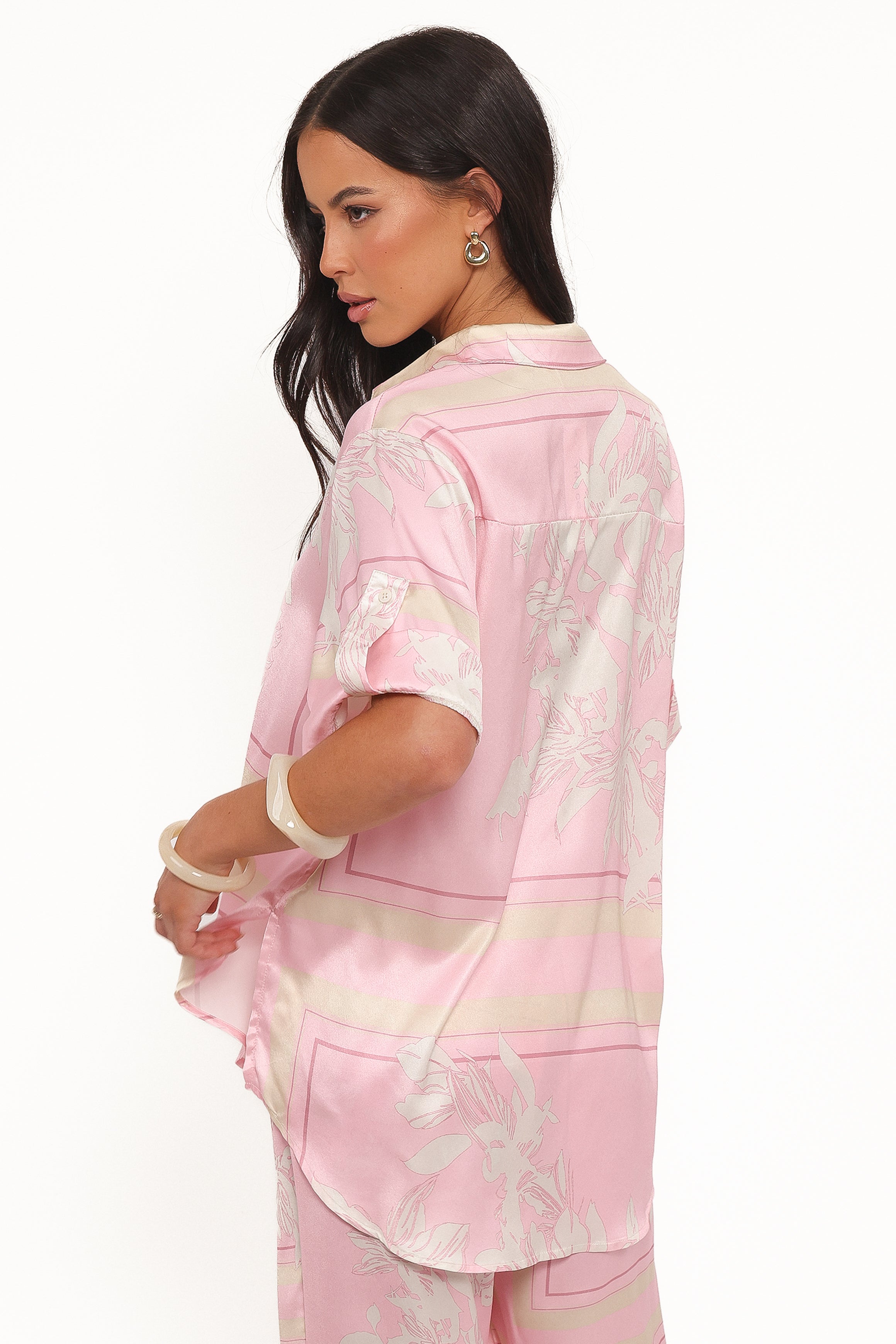 TOPS Elysia Shirt - Pink White