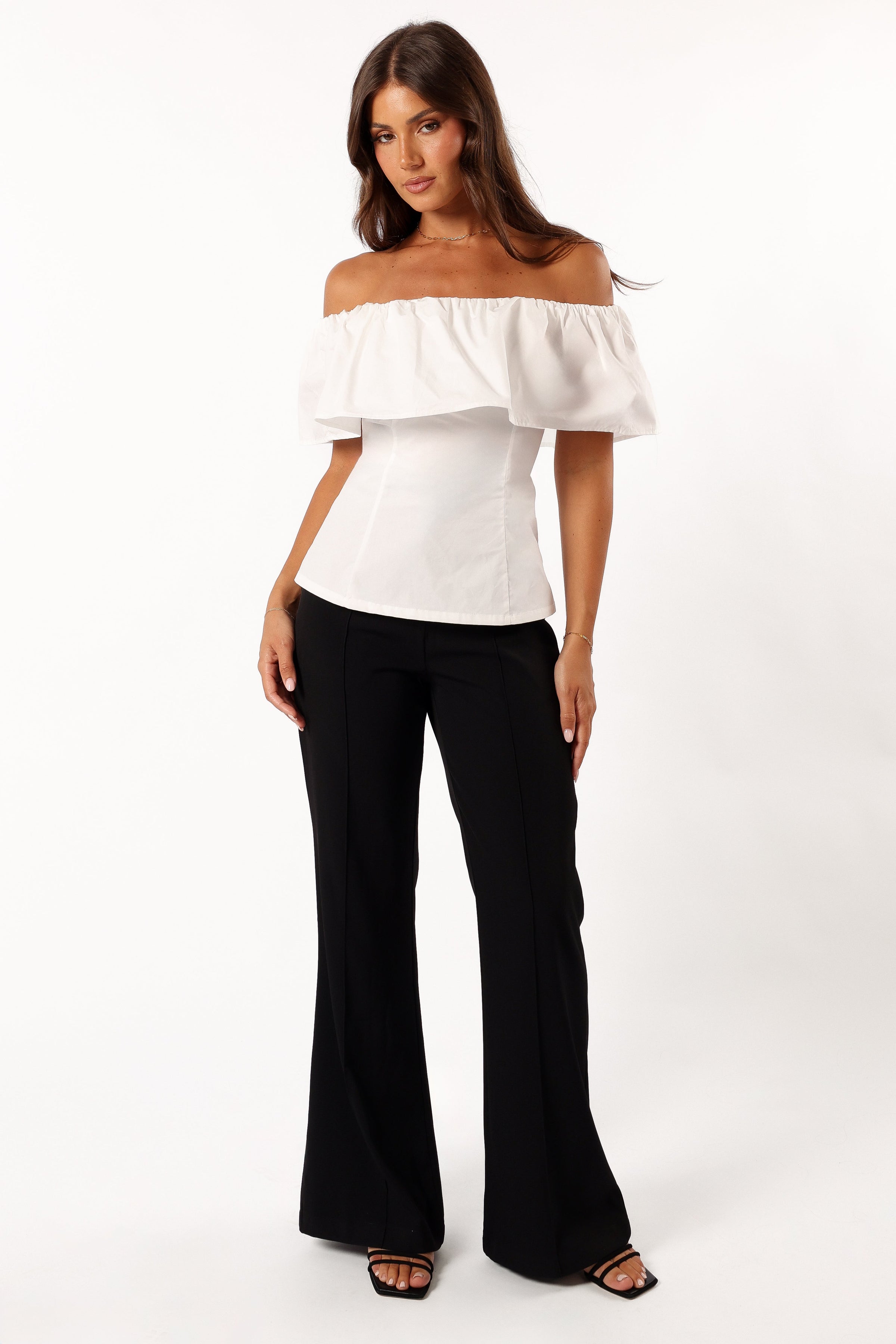 TOPS Emery Off The Shoulder Top - White