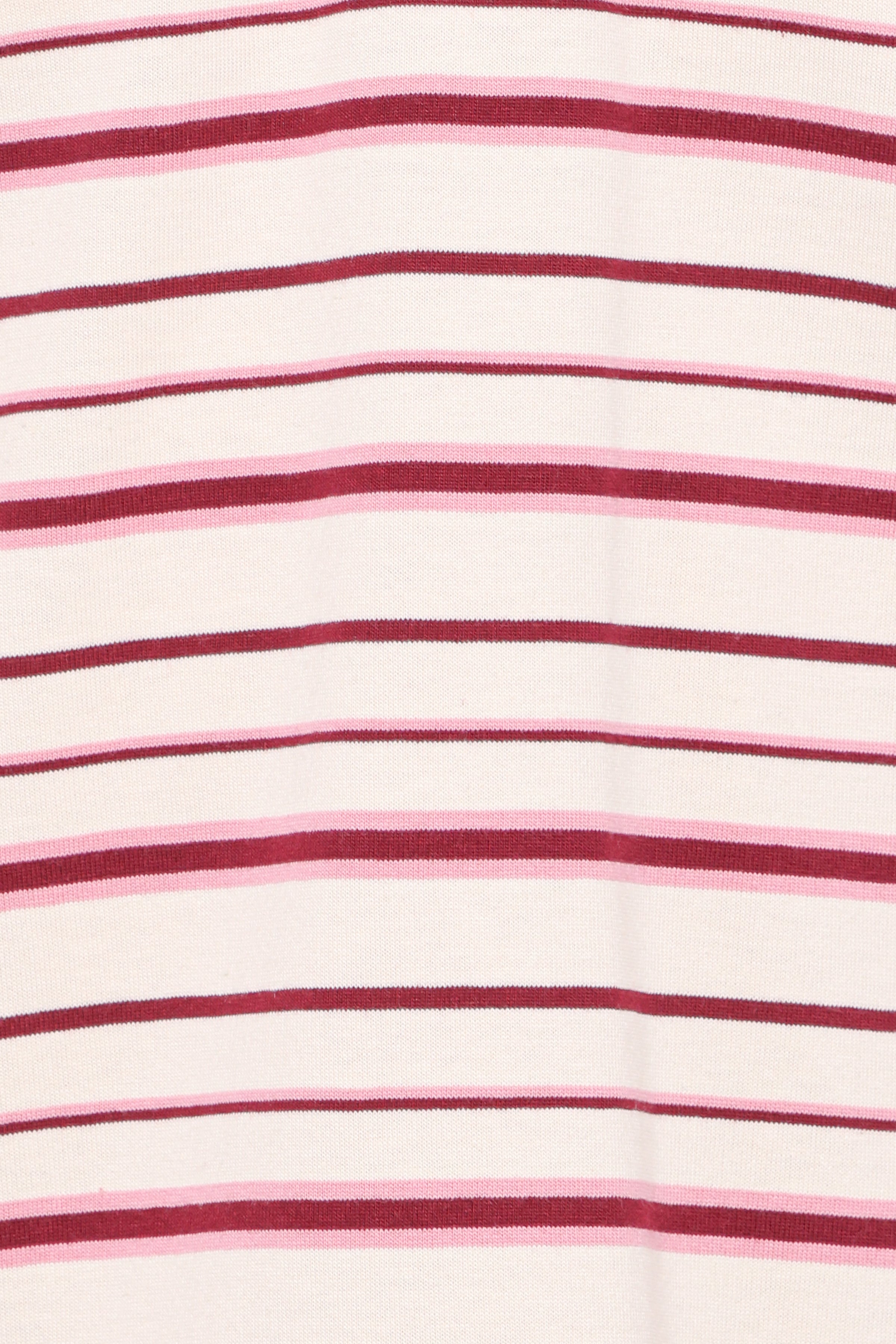 TOPS Emily Long Sleeve Rugby Top - Pink Stripe