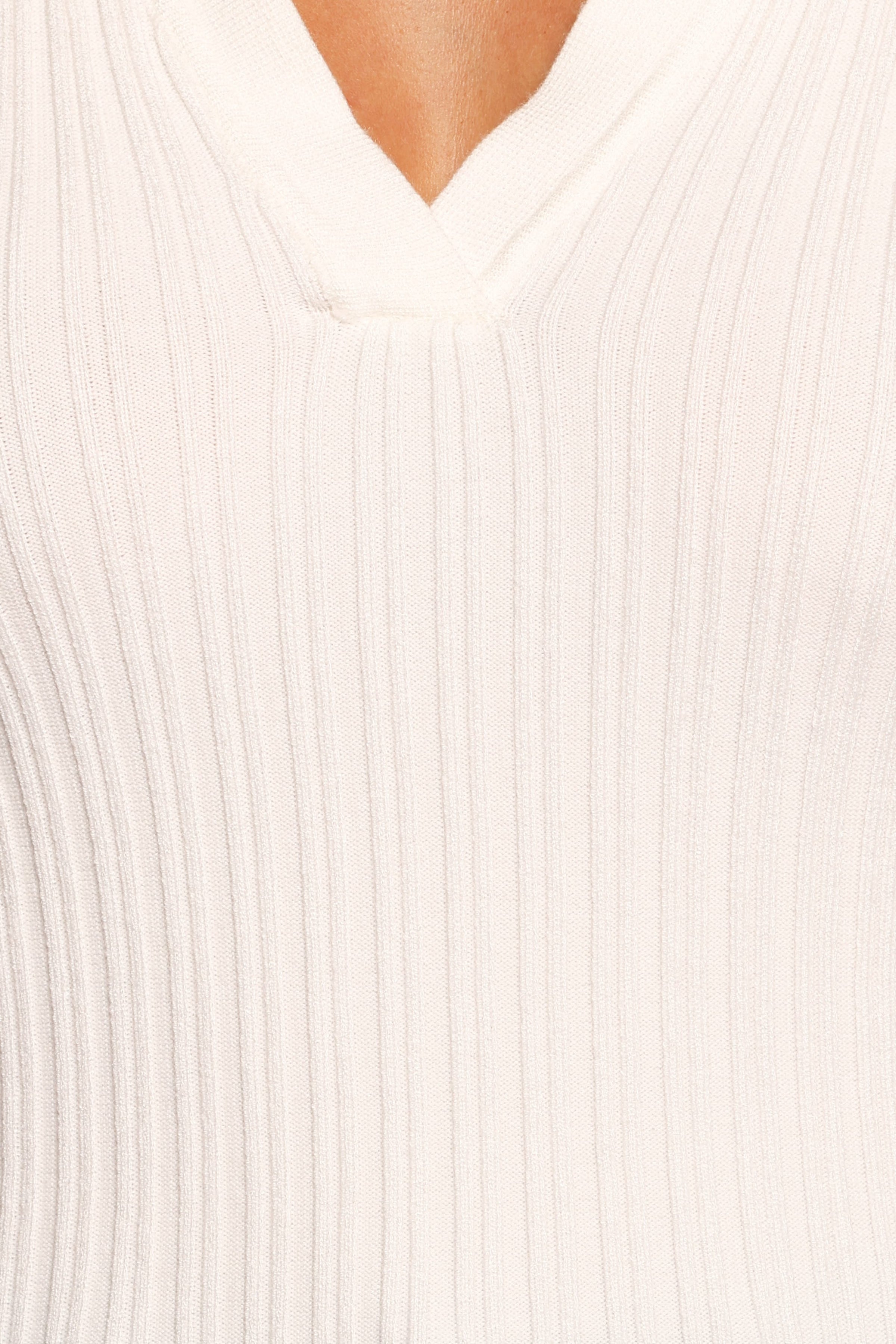 TOPS Emmerson Long Sleeve Knit Top - White