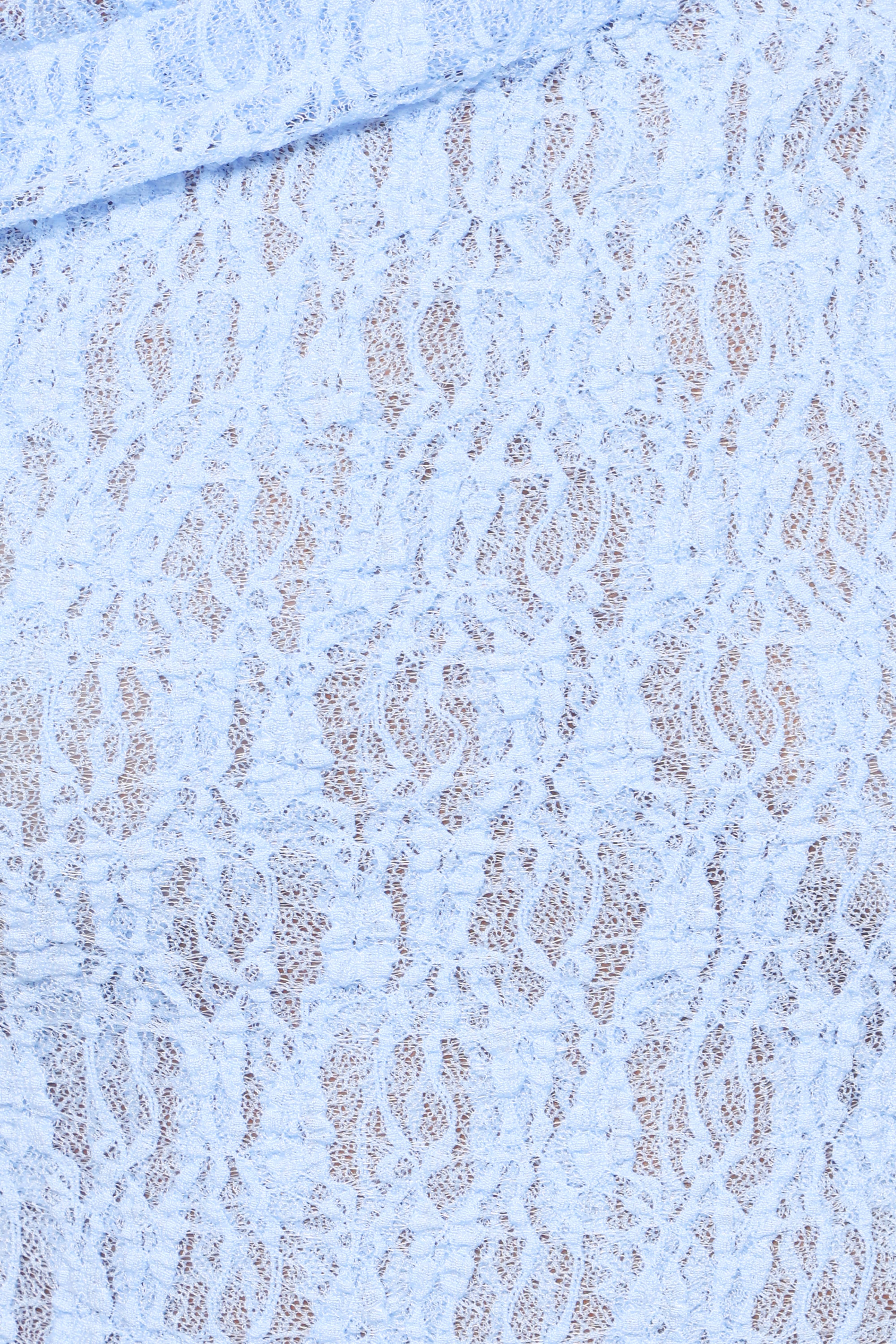 Faeriel Off Shoulder Lace Knit Top - Blue | Petal & Pup