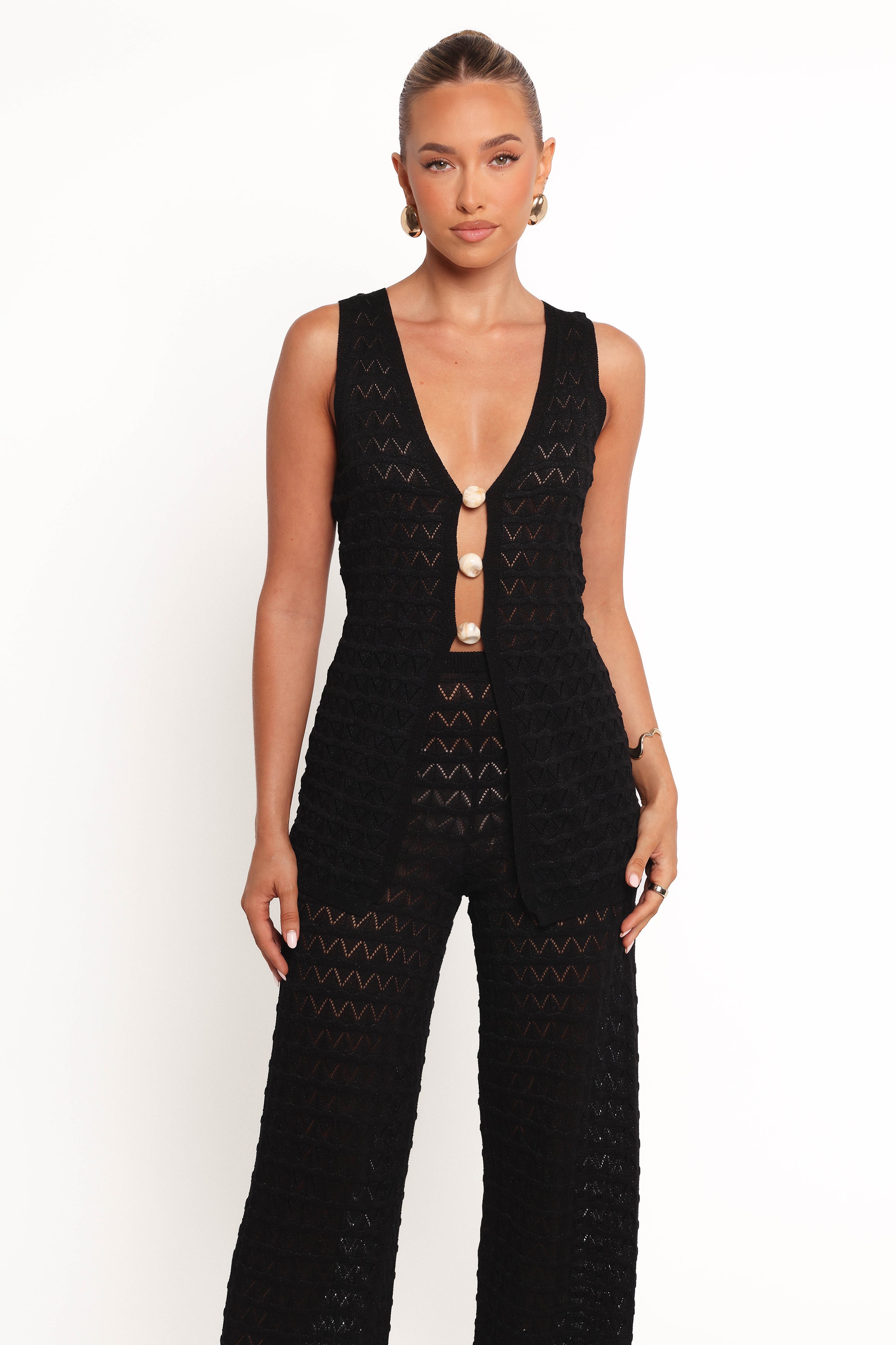 TOPS Fiore Top - Black