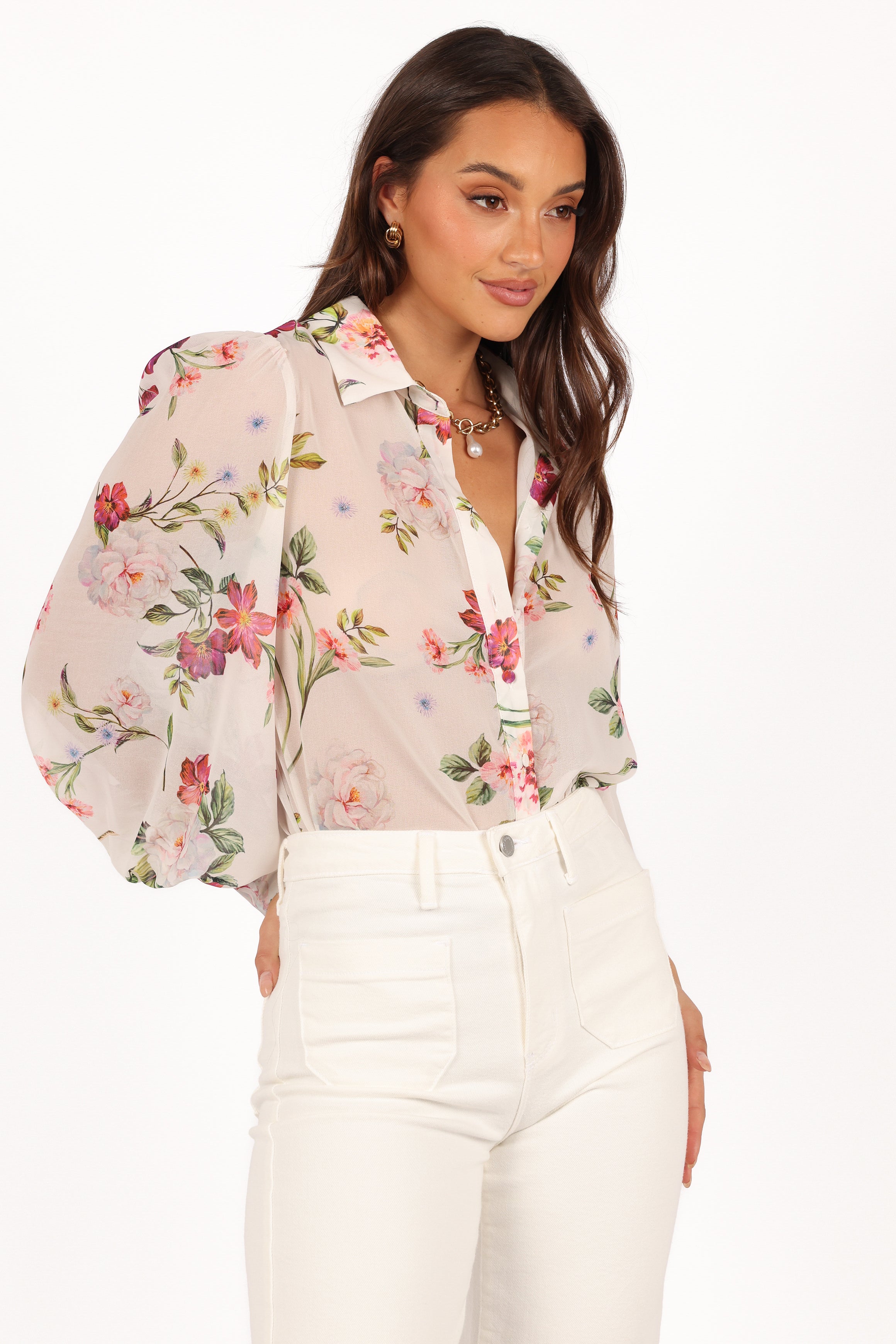 TOPS Fleetwood Blouse - Jaci White
