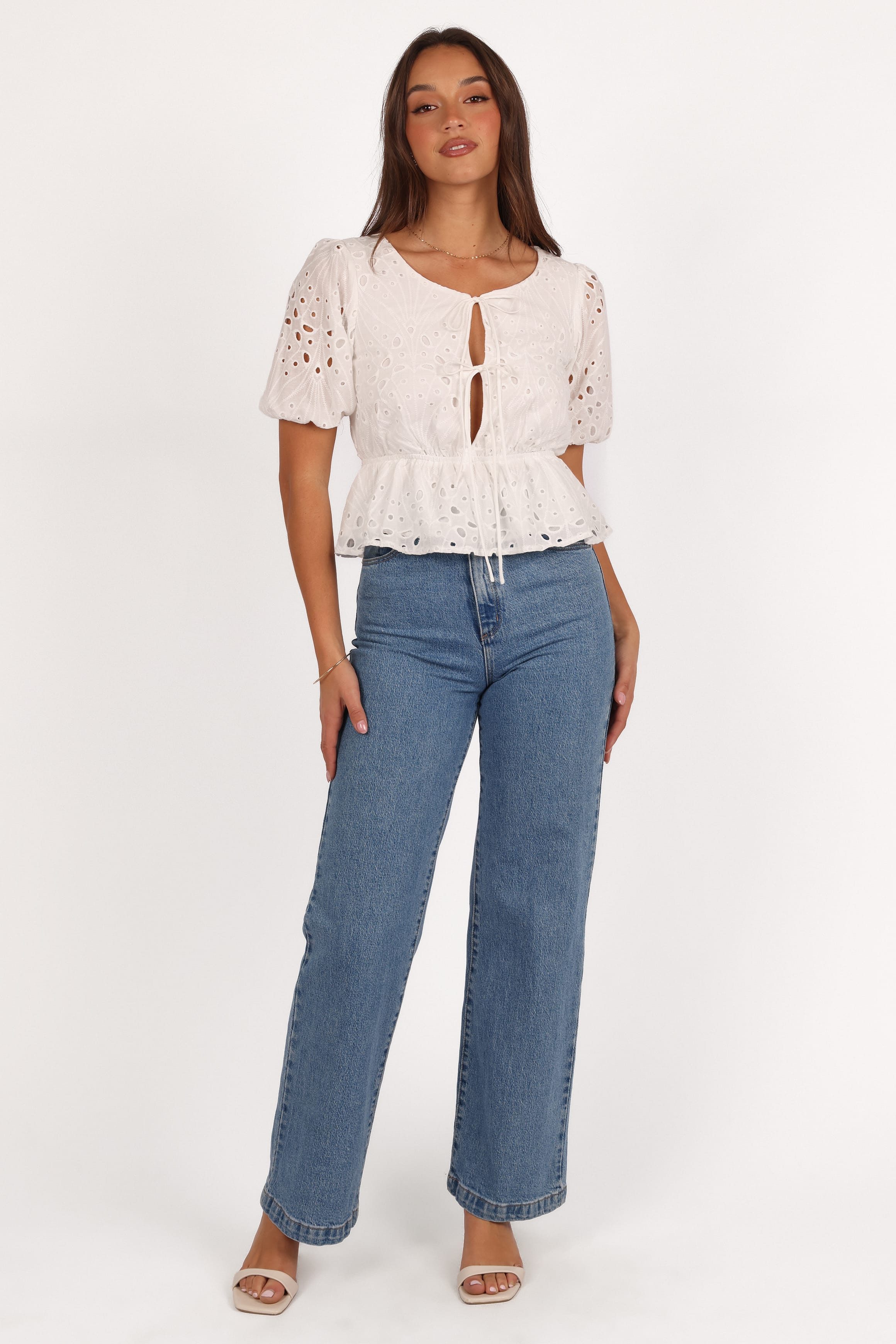 TOPS Flora Top - White