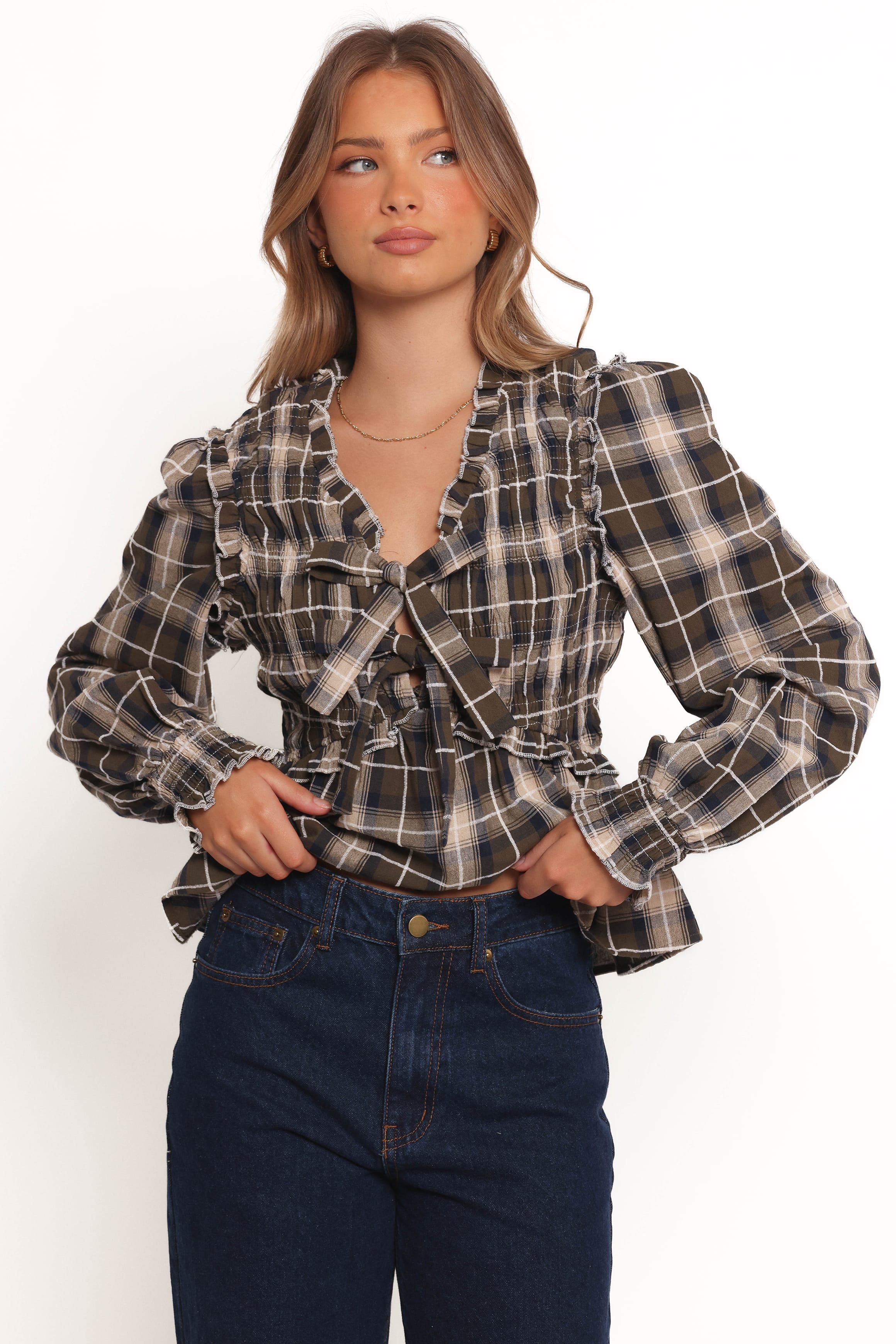 TOPS Grayson Top - Olive