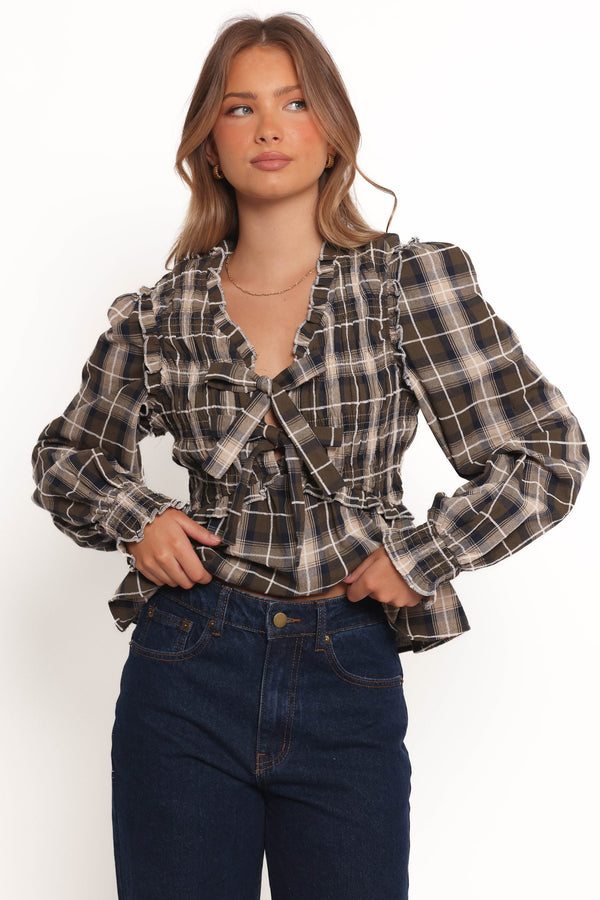TOPS Grayson Top - Olive