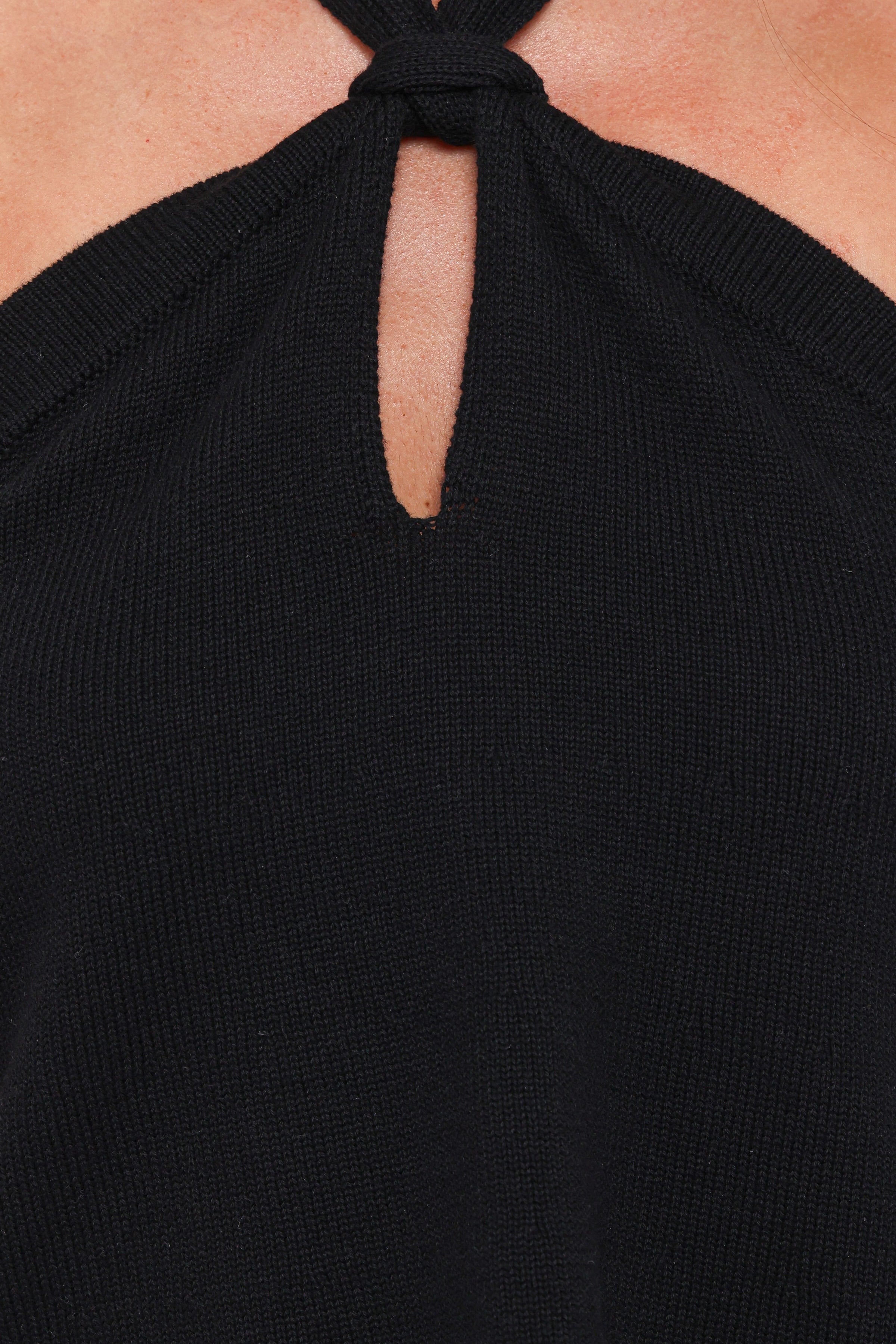 TOPS Haley Halter Top - Black