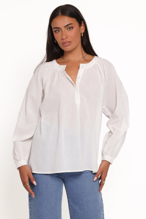 TOPS Irisa Shirt - White