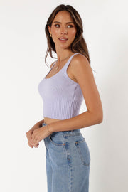 TOPS @Isabel Sweater Top - Lilac (Hold for Cool Beginnings)