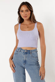 TOPS @Isabel Sweater Top - Lilac (Hold for Cool Beginnings)