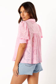 TOPS @Janelle Top - Pink