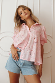 TOPS Janelle Top - Pink