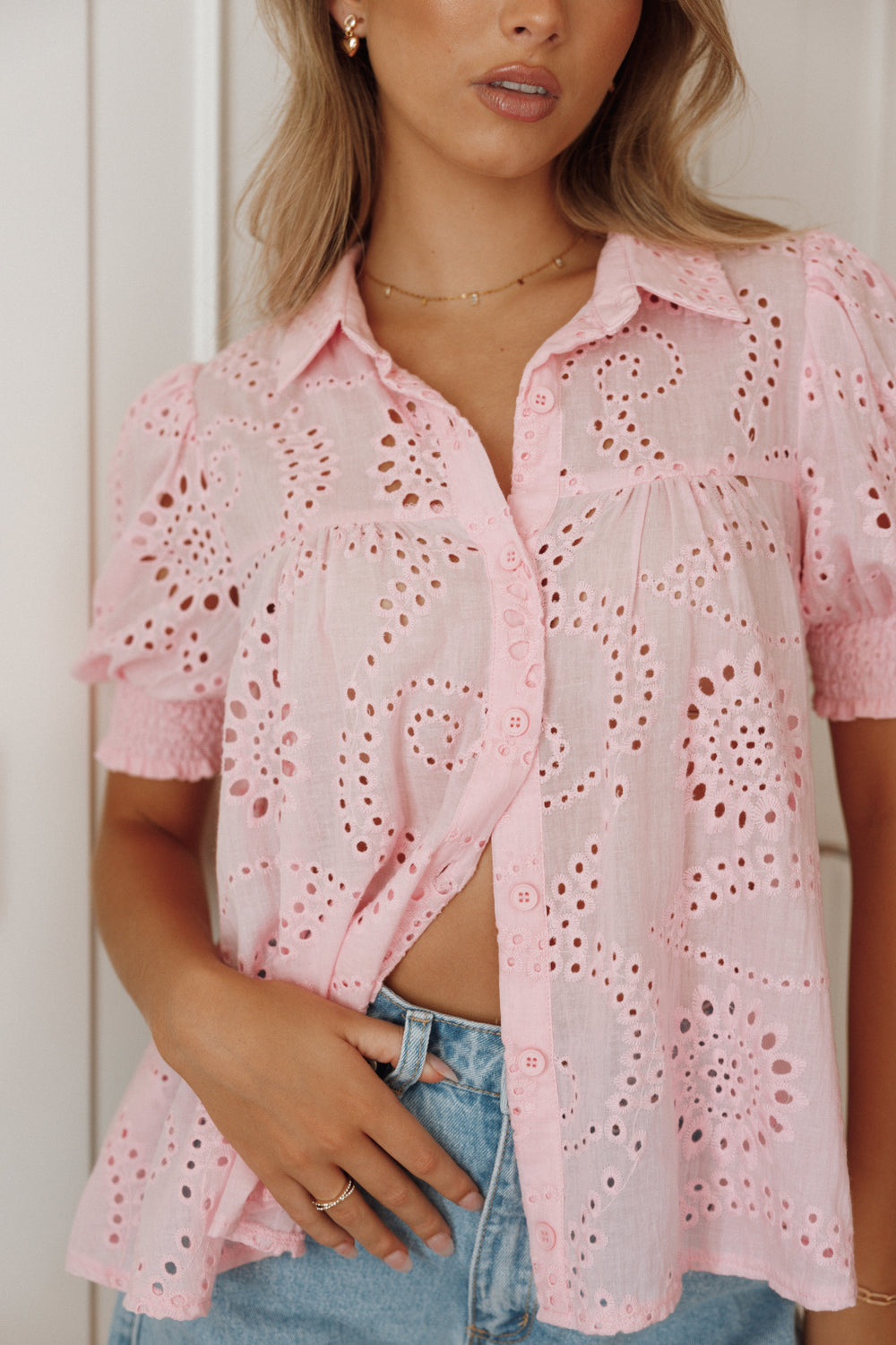 TOPS Janelle Top - Pink