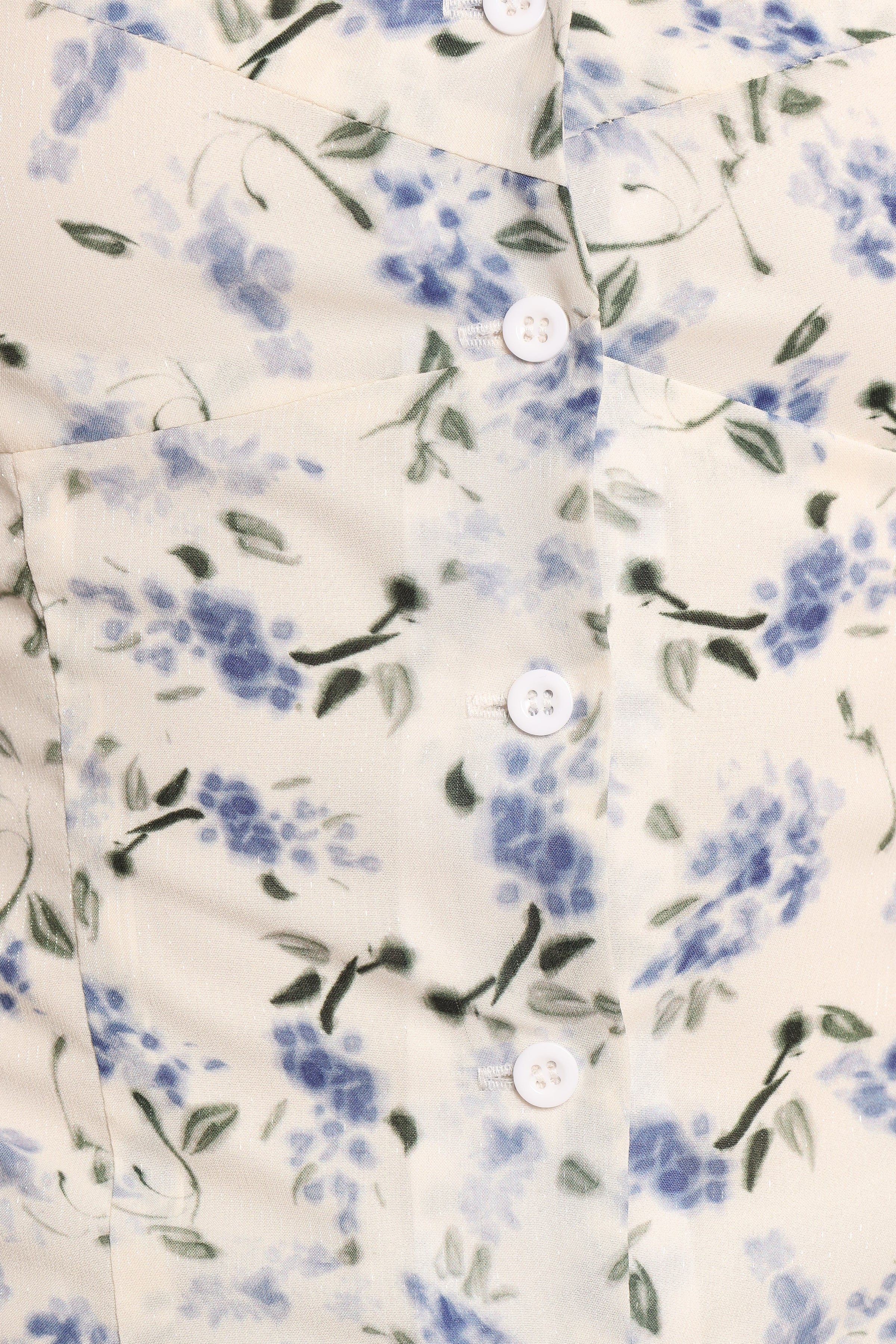TOPS Jia Top - Ivory Floral