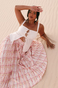 TOPS Juliette Top - Cloud White