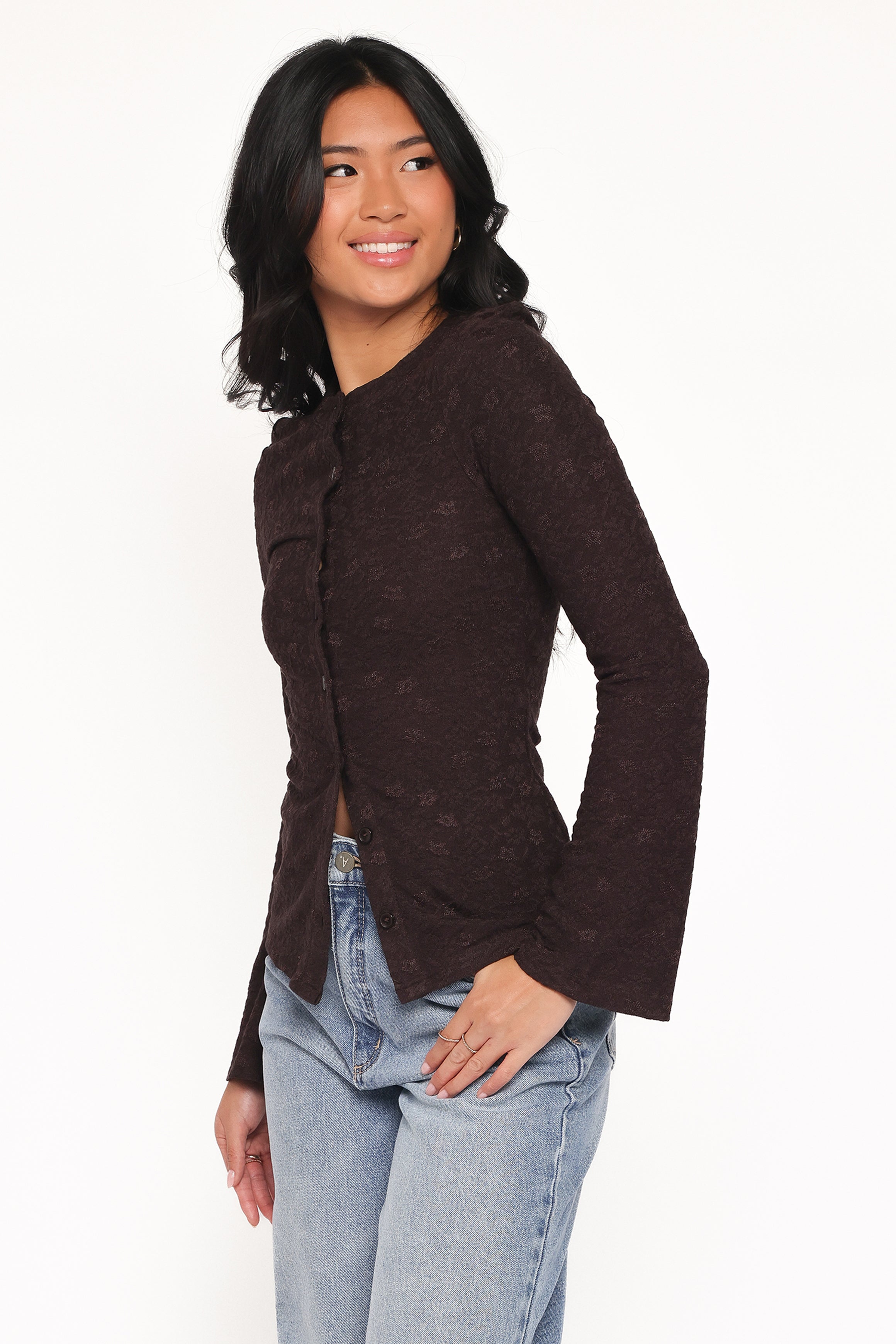 TOPS Juno Top - Brown
