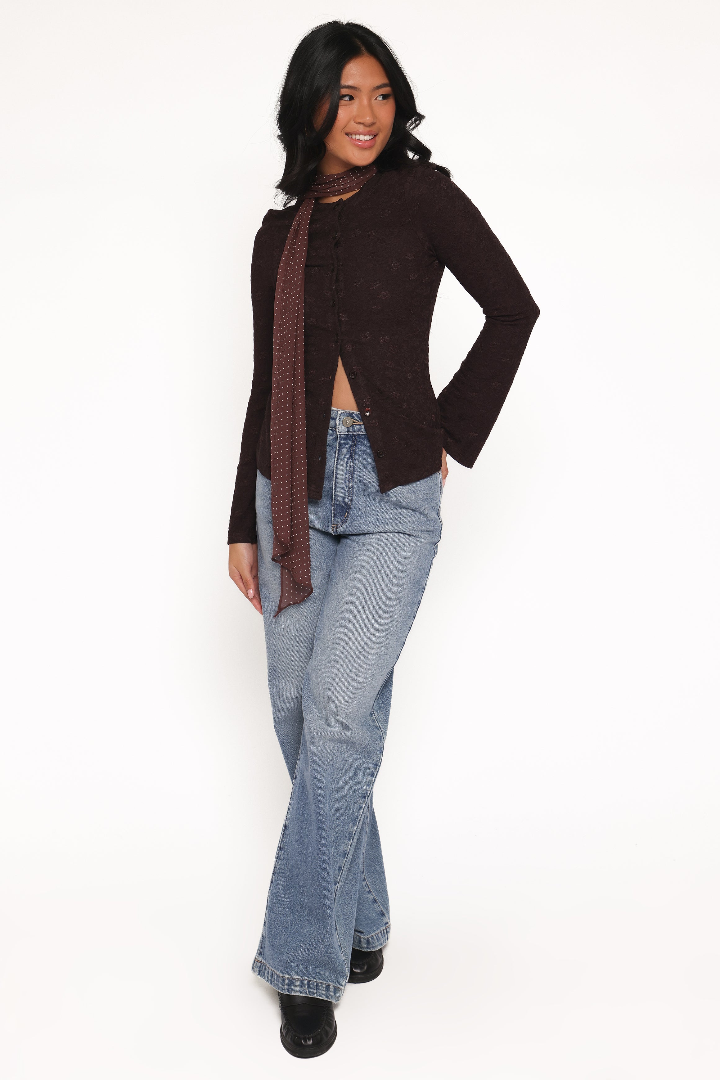 TOPS Juno Top - Brown