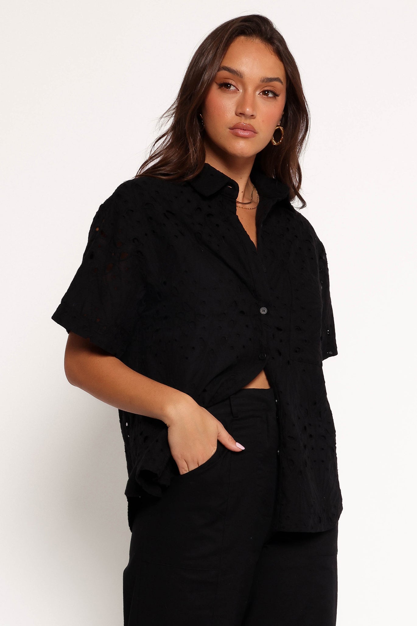 TOPS Kamala Shirt - Black