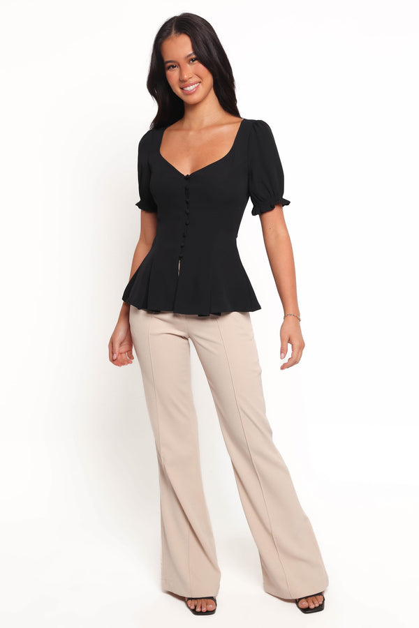 TOPS Kameran Top - Black