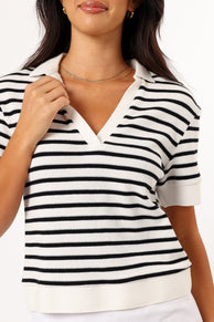 TOPS @Karola Top - White Black