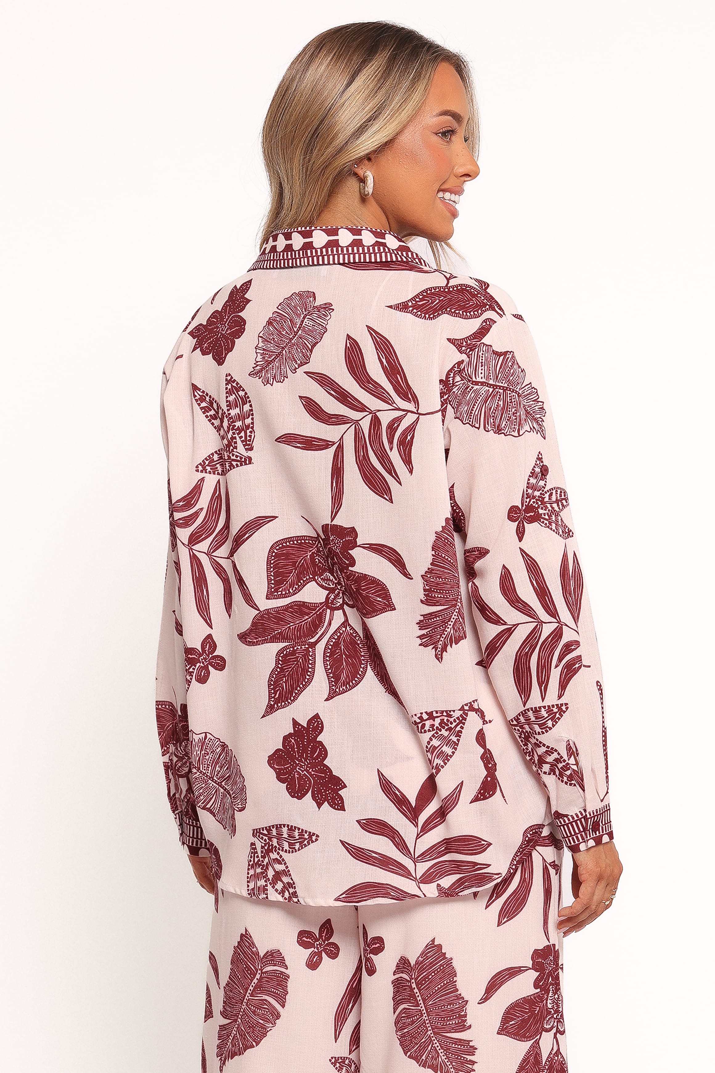 TOPS Karva Top - Leaf Print
