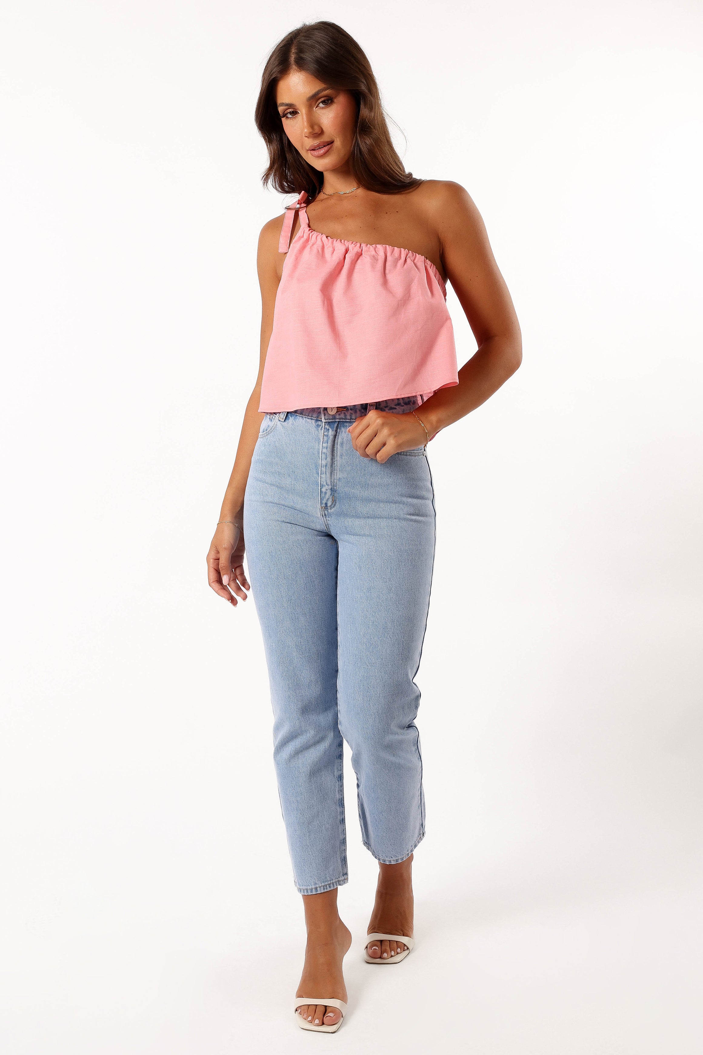 TOPS @Keene On Shoulder Top - Pink