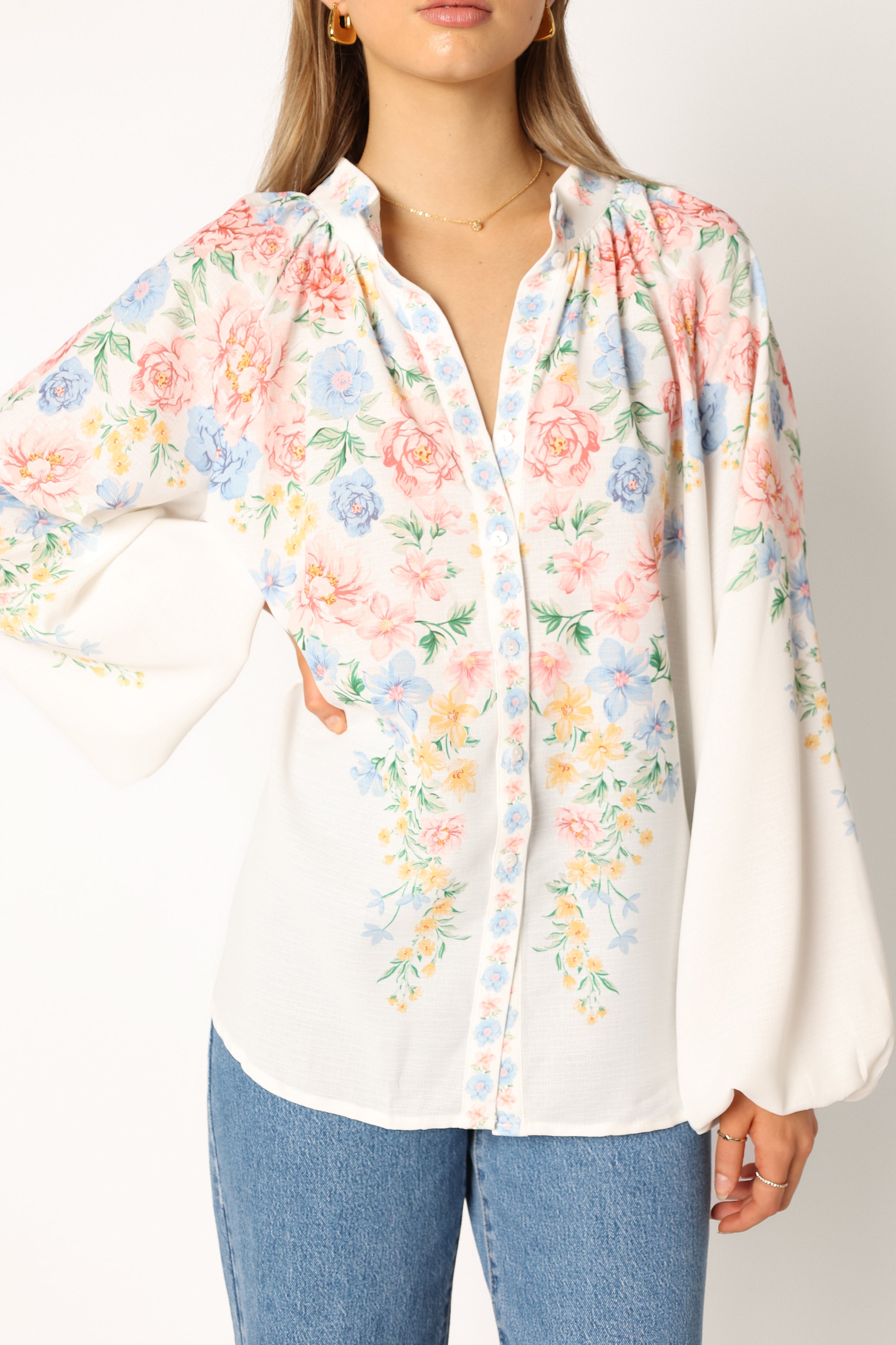 TOPS Kellie Blouse - Floral